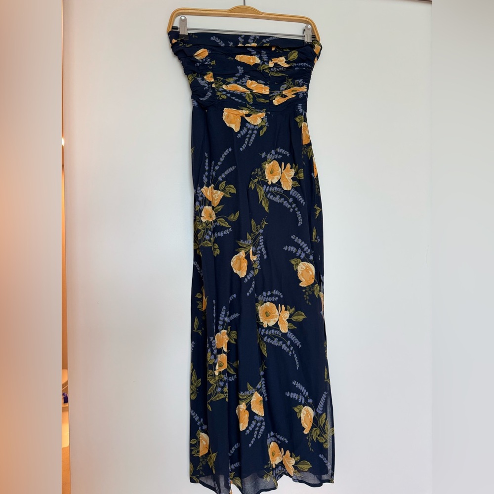 Floral Navy Maxi Dress